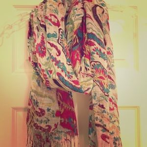 Paisley print scarf